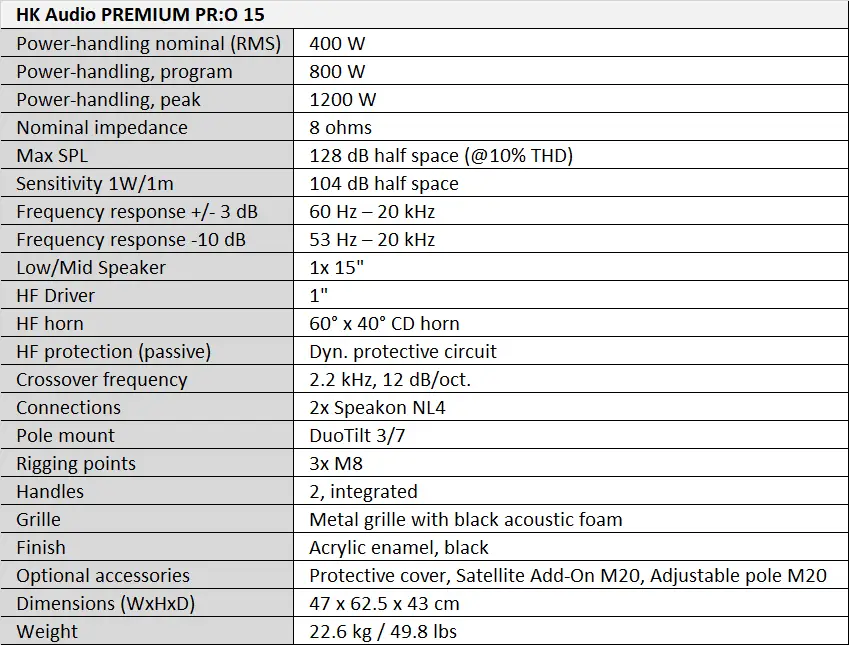 HK Audio Premium PR:O Move 8 Parlante a Bateria Portatil - Audio Pro Perú
